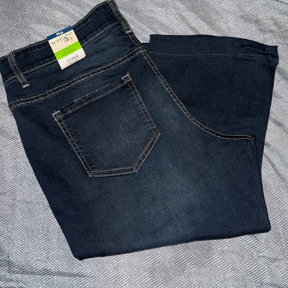 Terra & sky petite cropped jeans